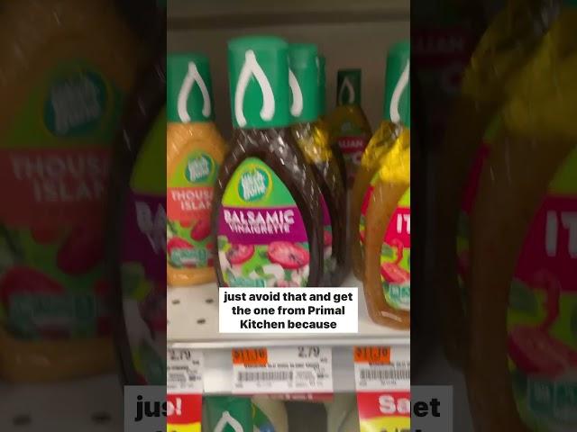 Picking Up Balsamic Vinaigrette 
