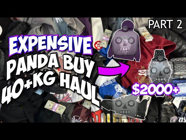 EXPENSIVE 40+ KG NPC PANDABUY HAUL - PART 2 (Louis Vuitton, Hellstar, Alabaster, Sp5der more)