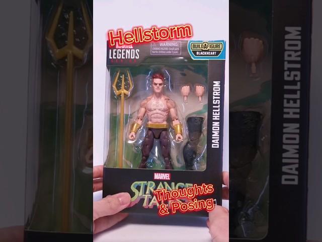 Daimon Hellstrom Hellstorm Marvel Legends Hasbro Pulse Action Figure Review Blackheart Wave