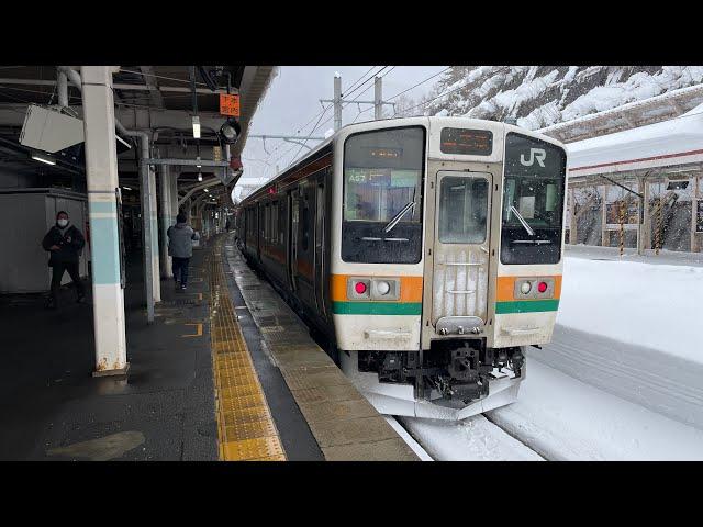 【一瞬で雪国へ】真冬の上越線に乗って雪見の旅