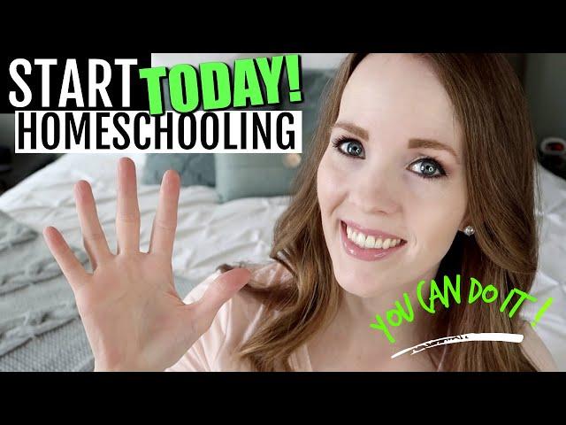 5 WAYS TO START HOMESCHOOLING TODAY! | LAST-MINUTE EMERGENCY HOMESCHOOLING! | HOW TO HOMESCHOOL