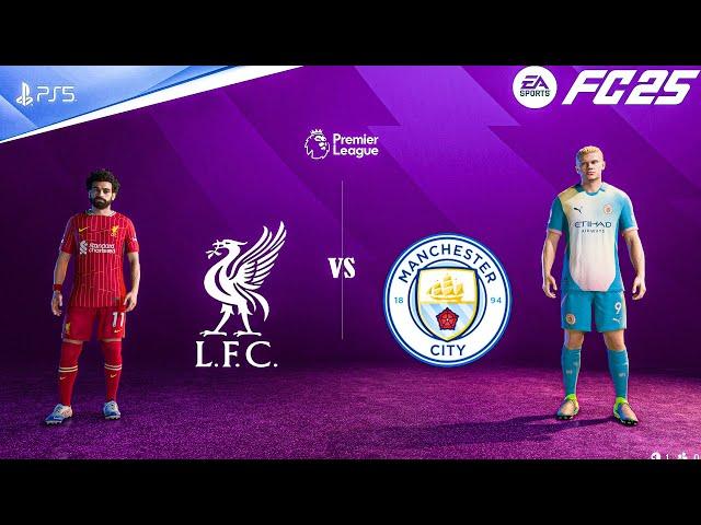 FC 25 - Liverpool Vs Manchester City | Premier League 24/25 Full Match | PS5™ [4K60]