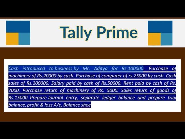 Accounting equation journal Entries in Tally Prime कैसे करें l by Suman education hub english