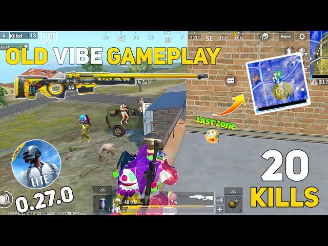 SOLO vs SQUAD OLD VIBE GAMEPLAY  PUBG LITE NEW UPDATE 0.27.0 LAST ZONE INTENSE GAMEPLAY - PUBG LITE