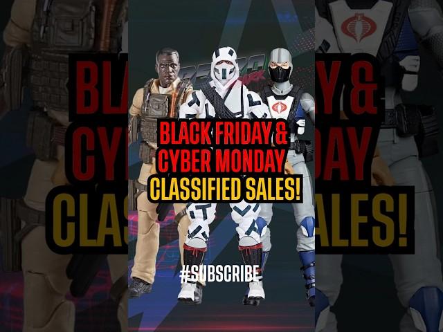 GIJOE Classified Sales for Black Friday & Cyber Monday!