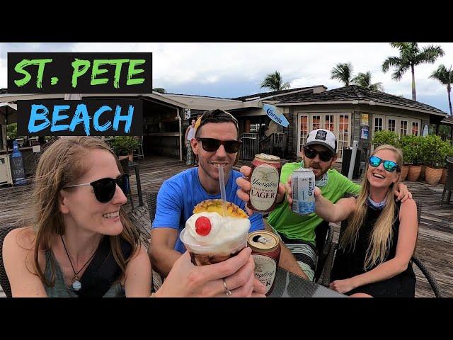 EPIC BEACH BAR CRAWL | St Pete Beach | #1 BEACH IN THE US IN 2021