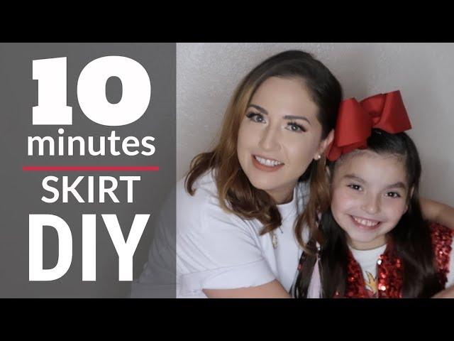 DIY 10 minute skirt by ALEJANDRA MEZA