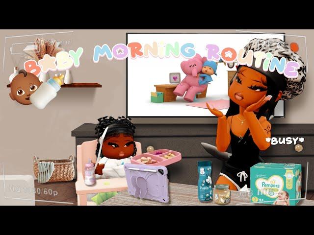 BABY HOME ALONE MORNING ROUTINE! | BERRY AVENUE ROLEPLAY! *Roblox Roleplay* EP3 S1