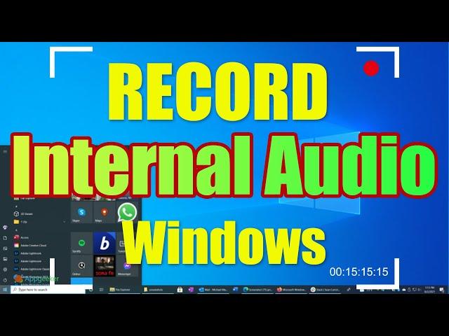 How to Record Internal Audio on Windows 10 – 3 Easy Ways