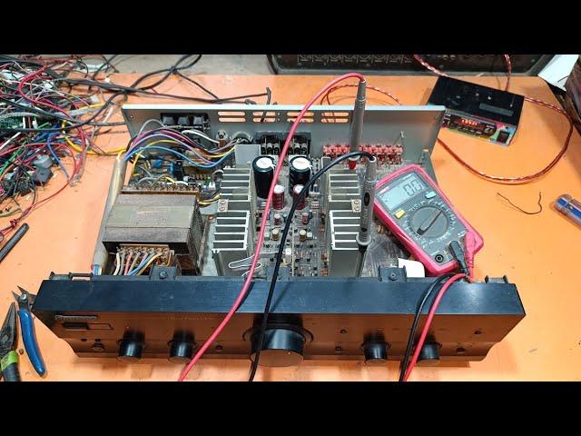 Audio amplifier repair