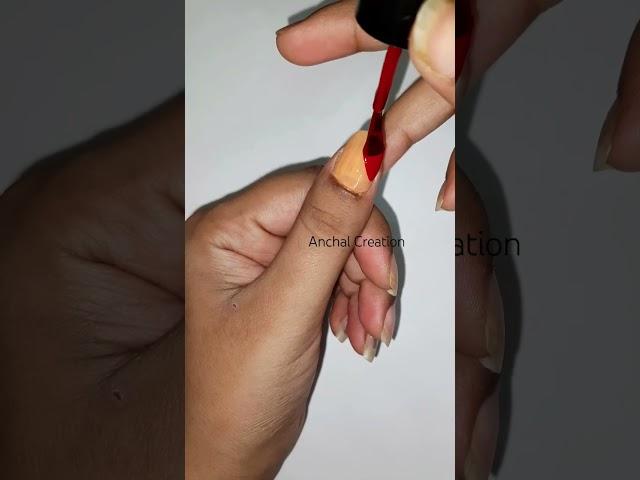 easy nail art design at home  #nailart #nailswag #nailartdesigns 2023