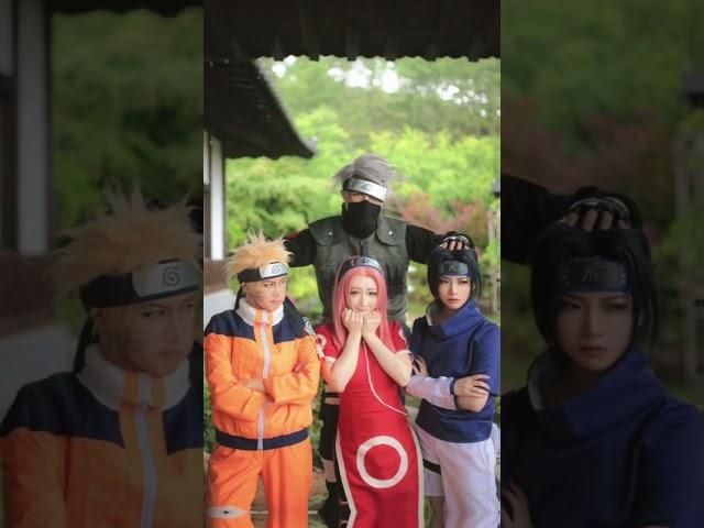 Team 7 3 VERSIONS |COSPLAY|#princessnarukouzumaki #kakashi #sasuke #naruto #sakura