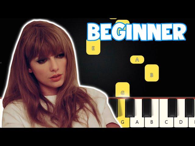 You’re Losing Me (From The Vault) - Taylor Swift | Beginner Piano Tutorial | Easy Piano