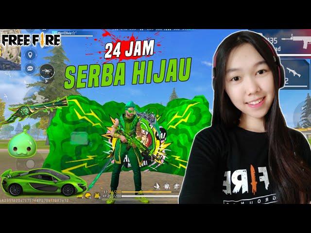 SOLO SQUAD PAKE SERBA HIJAU AUTO BAR - BAR - FREE FIRE INDONESIA