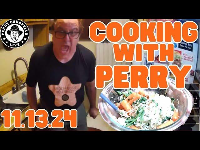 Cooking with Perry - Perry's Garlic Ramen!! 11.13.24 Perry Caravello Live (PCL)