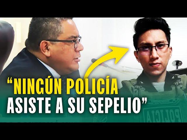 Santiváñez prohíbe que policías asistan al entierro de Darwin Condori: "No se le rinde ningún honor"