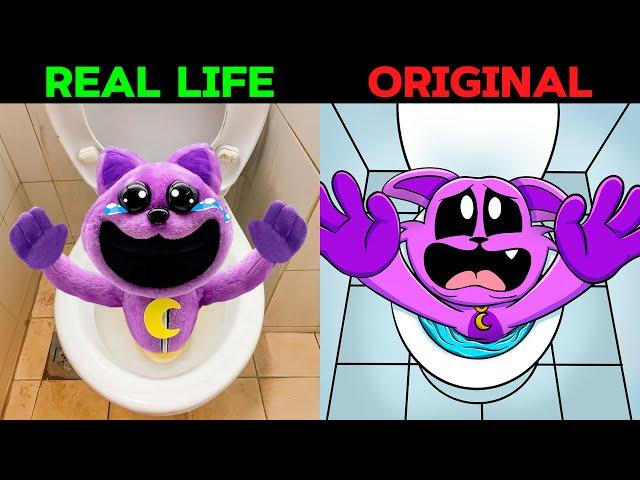 The Best TikTok of CatNap | REAL LIFE vs ORIGINAL | Poppy PlayTime Chapter 3