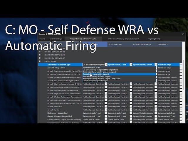 C: MO - Self Defense WRA vs Automatic Firing