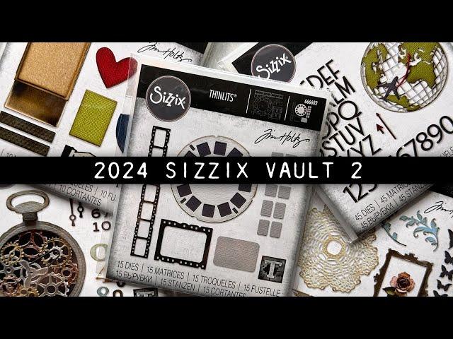 Tim Holtz Sizzix Vault 2 Collection (2024)