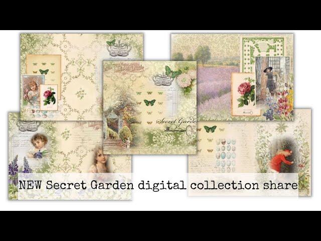 NEW Secret Garden digital collection share #secretgarden