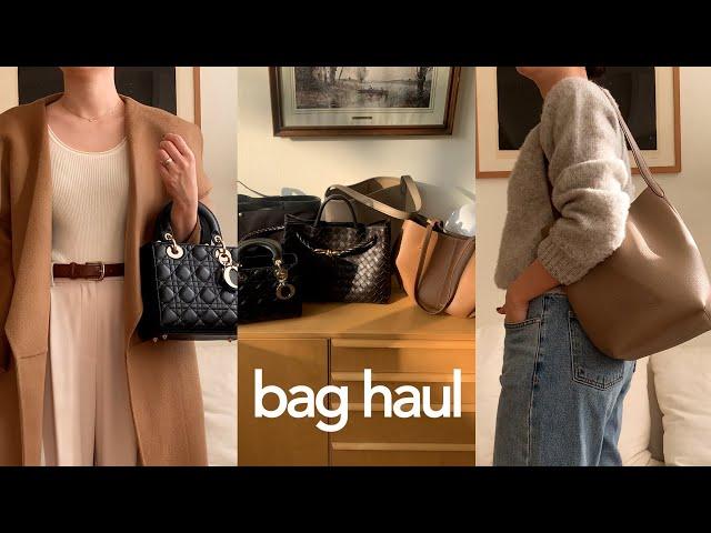 BAGS  유행타지 않는 클래식한 6가지 명품백 & 디자이너브랜드 가방 소개! +장단점까ㅈㅣ~ (보테가베네타 안디아모, 디올, 더로우, 킨더살몬) | 가방하울, 데일리백 추천