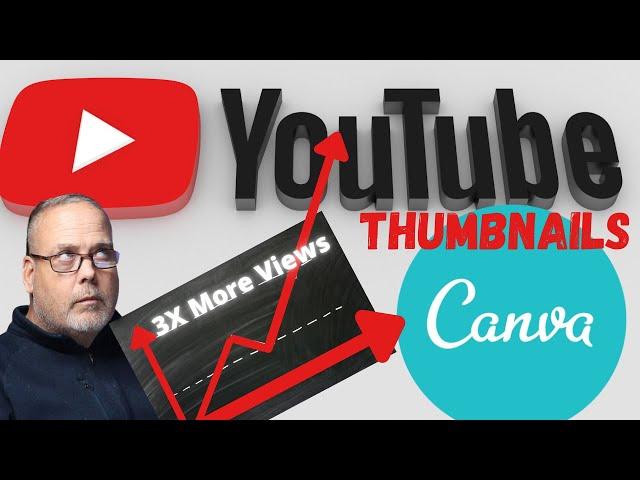 How To Make Custom YOUTUBE THUMBNAILS That Gets More Views | Canva