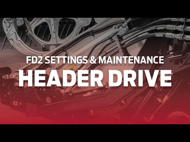 MacDon FD2 FlexDraper - Header Drive