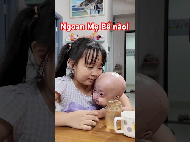 Ngoan Mẹ Gạo bế nào! #begaotihon #vuinhon #tepgaofamily #giadinh #haihuoc #shorts #baby #progeria