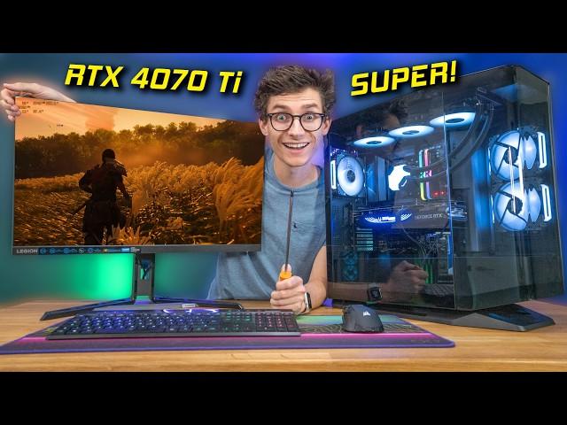 The DOMINATOR 4K Gaming PC Build 2024!  RTX 4070 Ti Super, Ryzen 5 7600 | AD