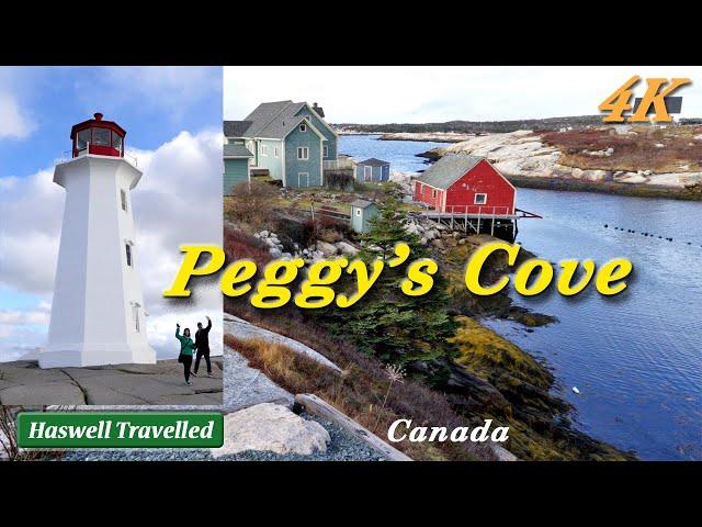 Peggy’s Cove: Lighthouse and Village – Nova Scotia, Canada Travel 4K