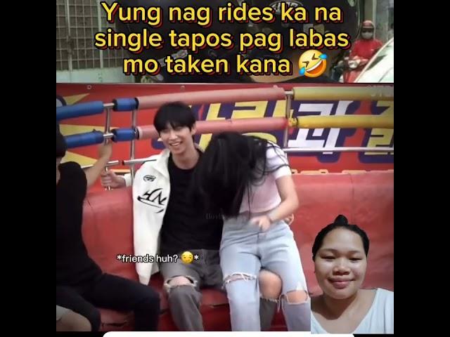 YUNG NAGRIDES KANA SINGLE LUMABAS KANG TAKEN #trending #funnyvideo #rides #funny #reaction #shorts