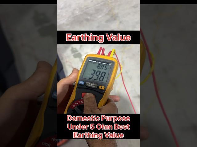 Chemical Earthing Value Check #earthing #reels
