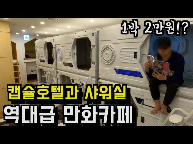 가성비 여행자들을 위한 서울의 특별한 24시간 만화카페 가보기