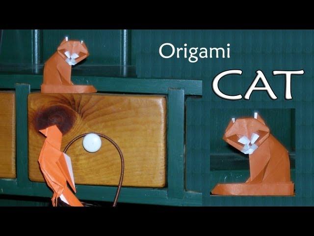 Origami Cat by Gilad Aharoni