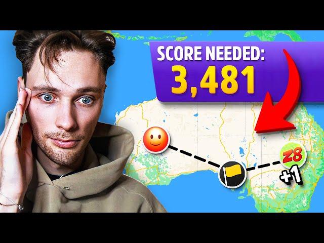 Get the Exact Geoguessr Score Challenge (feat. Rainbolt)