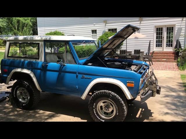 Early Ford Bronco Optima Battery box Wild Horses