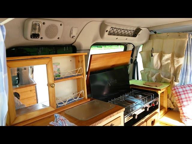 Beautiful 2004 Citroën Berlingo Micro camper van natural wood conversion!