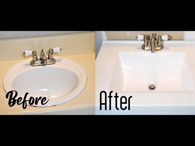 How To Replace Install Vanity Top Easy Simple Bathroom Countertop