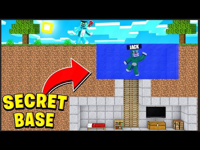 Oggy Make Underwater Secret Base With Jack | In Minecraft | Rock Indian Gamer |