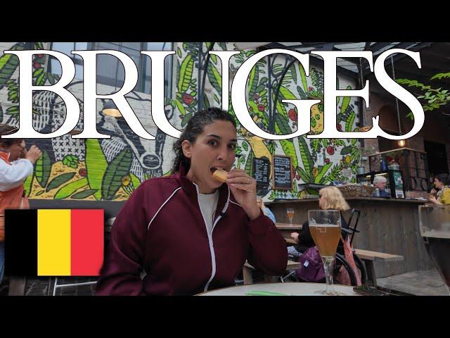 Everything I ate in a day in BRUGES, BELGIUM!