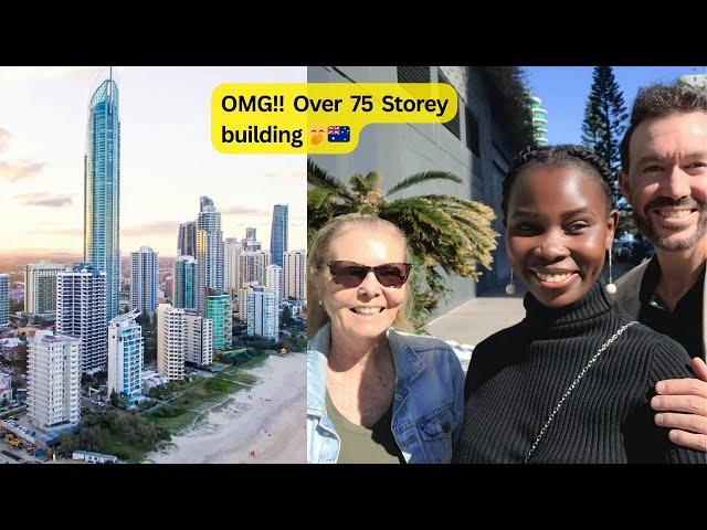 The tallest building in Australia!!!- A lunch date with my wife and Mum ️#Skypoint building