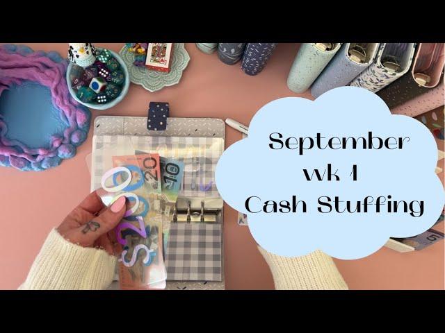 Weekly Cash Stuffing - Sept wk 1 | $425 | Aussie Cash Stuffing | Debt Journey | Budgeting