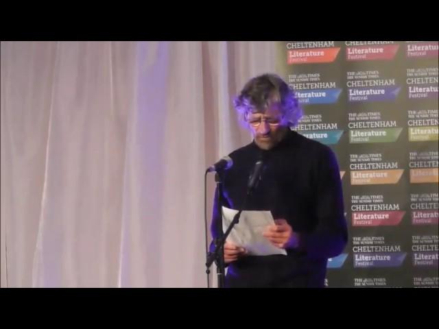 Author Rick Vick reads his story 'Seeing' for Stroud Short Stories at the Cheltenham LitFest