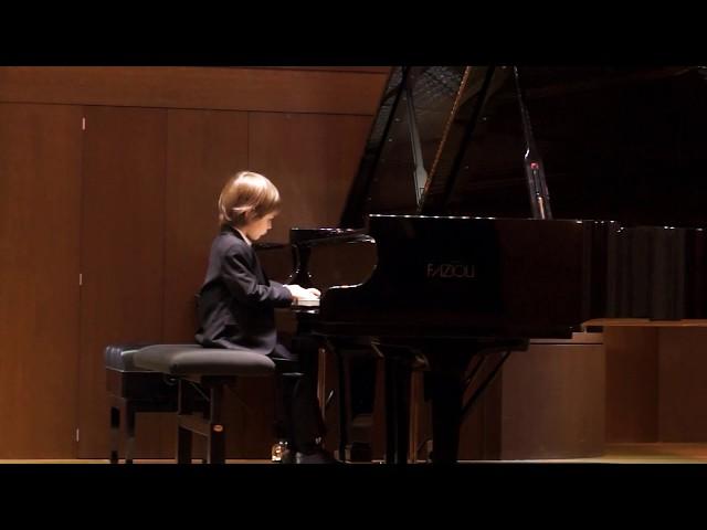 Fragment of the concert of Nigora Akhmedova's class performed by Roman Sher, 5 y.o.