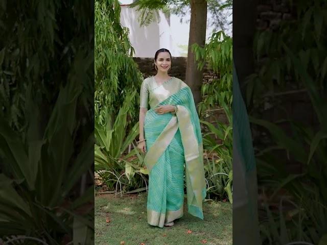 Pure Silk Handwoven Banarasi Sarees | Shivangi Kasliwal
