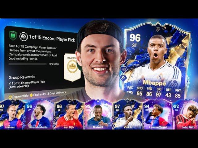 100 x 1 of 15 Encore Campaign Player Picks! 