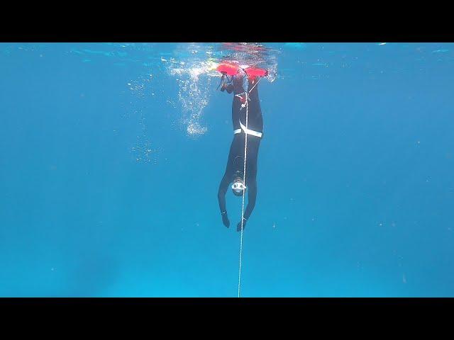 How to freedive to -13m with a good technique