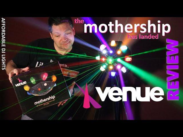 Mothership - DJ Lighting Review!  Affordable cool dj light from Venue Lighting!