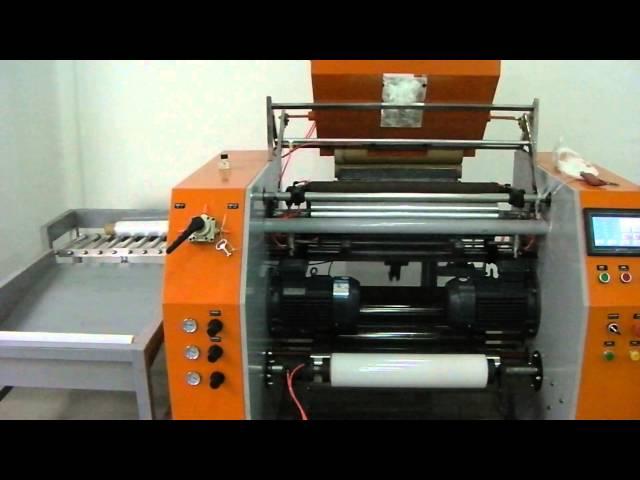 Fully automatic stretch film rewinder