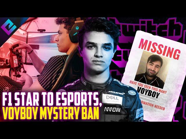 Formula 1 Driver Lando Norris Starts Esports Team, Voyboy Mystery Twitch Ban